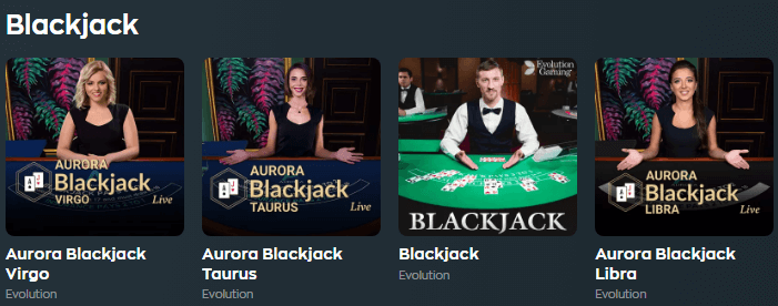 Vave Casino Blackjack Games